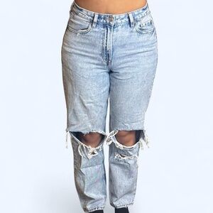 High-Rise mom straight Jean